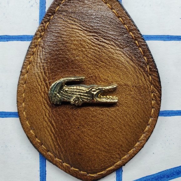 Lacoste Izod vintage leather keyring - Picture 5 of 6